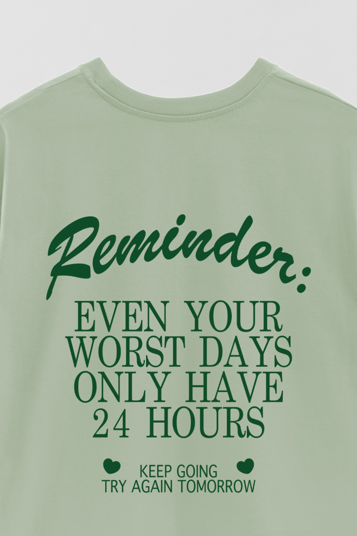 REMERA OVER ESTAMPADA AESTHETIC REMINDER
