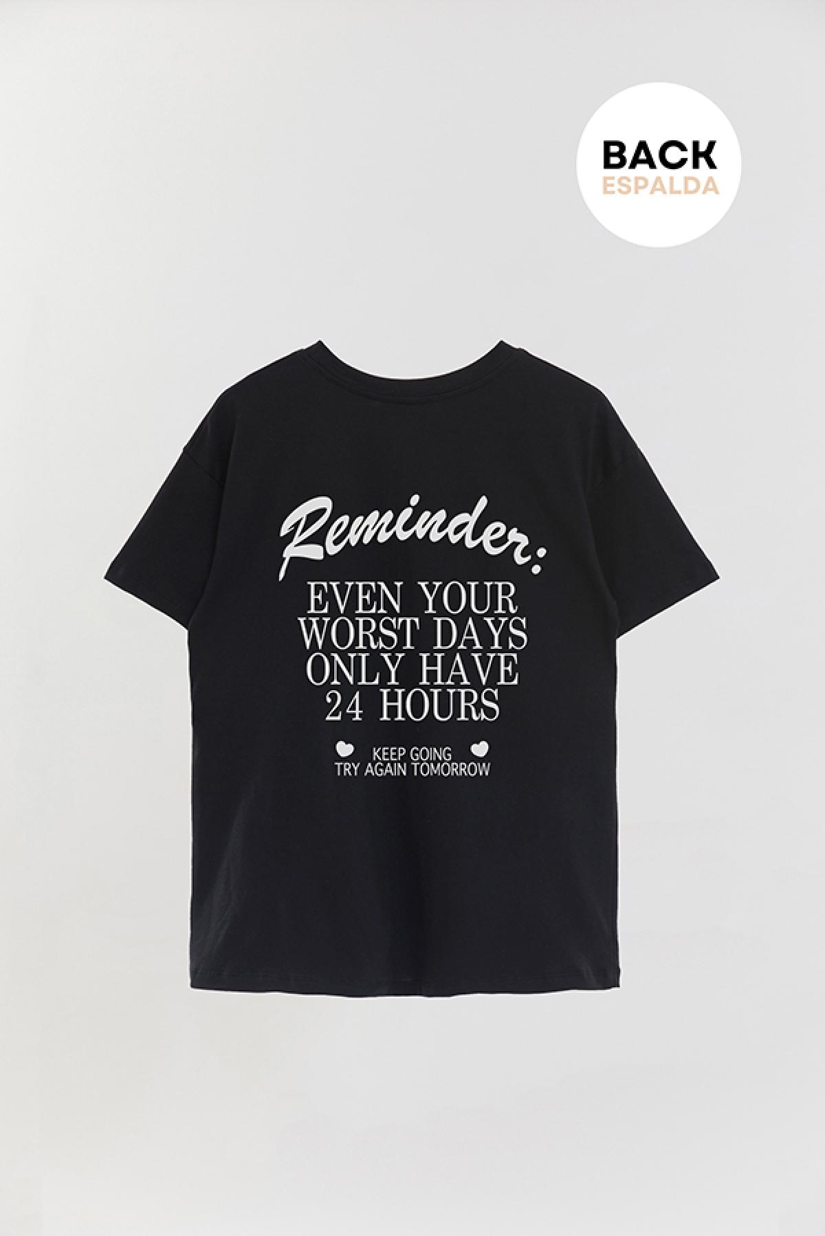REMERA OVER ESTAMPADA AESTHETIC REMINDER