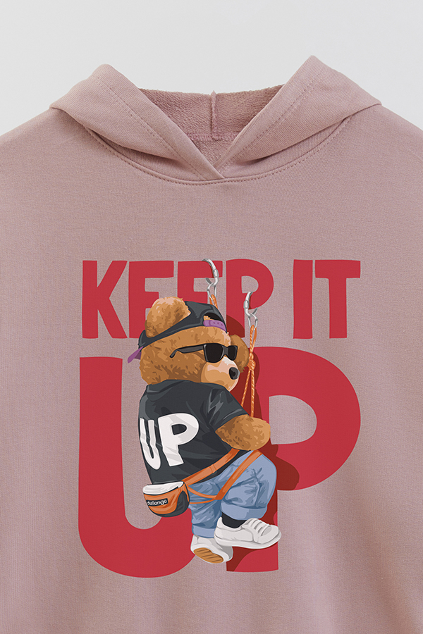 HOODIE RUSTICO KID TEDDY KEEP IT UP