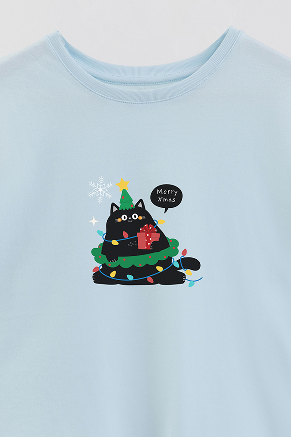 REMERA GIRL OVER JINGLE CAT 7