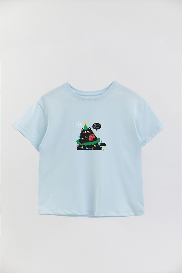 REMERA GIRL OVER JINGLE CAT 7