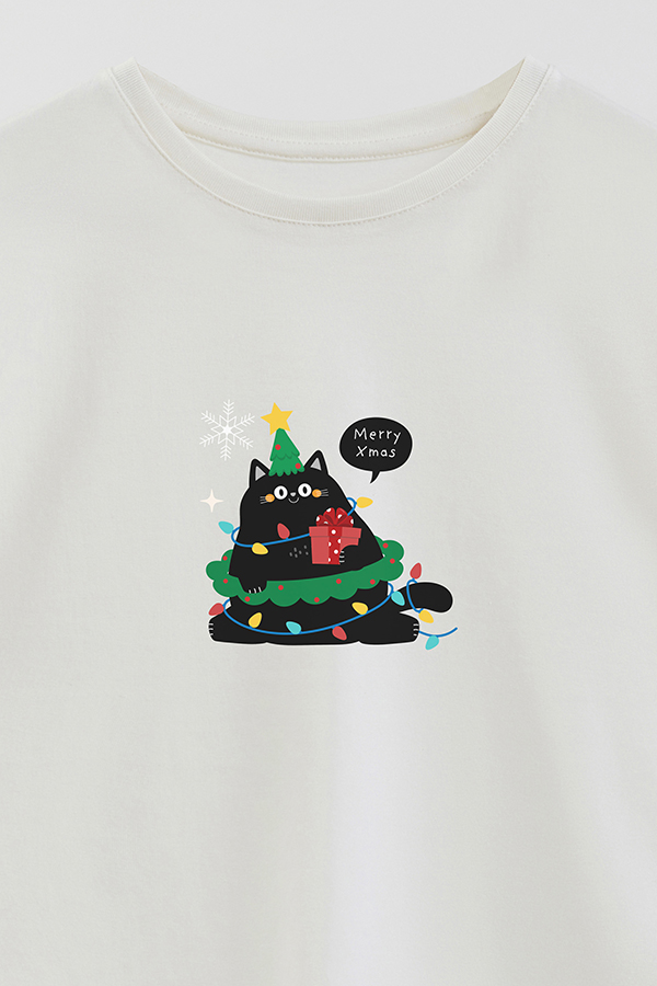 REMERA GIRL OVER JINGLE CAT 7