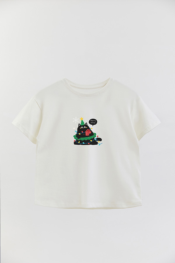 REMERA GIRL OVER JINGLE CAT 7