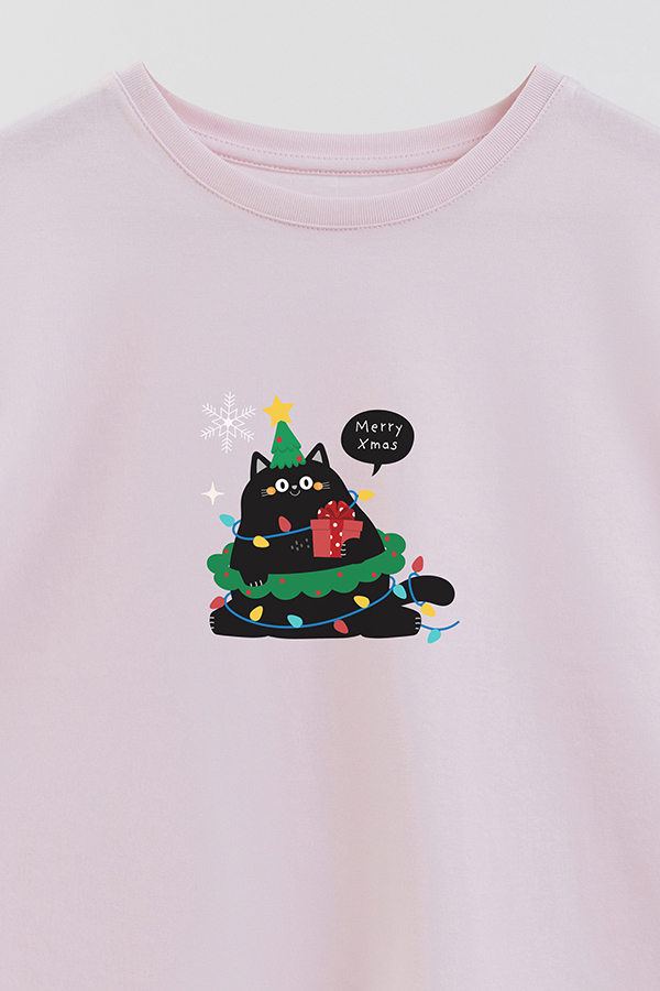 REMERA GIRL OVER JINGLE CAT 7
