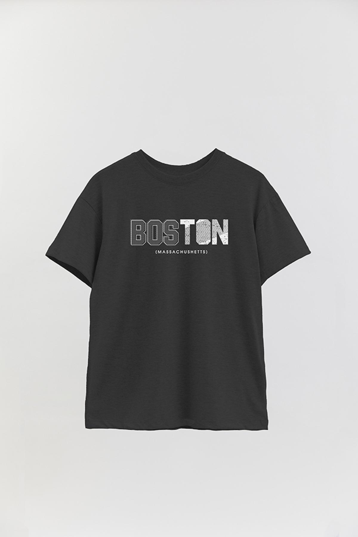 REMERA OVER ESTAMPADA CT BOSTON MASSACHUSETTS