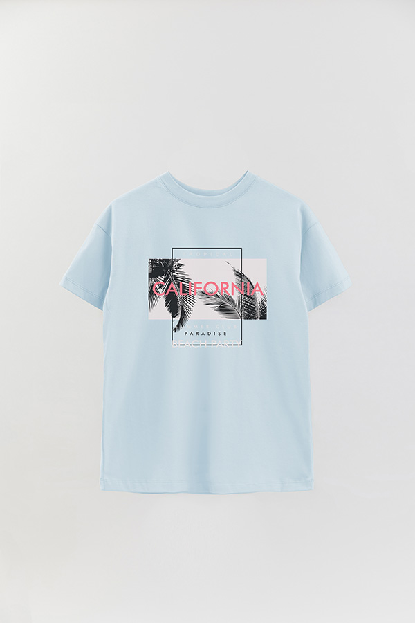REMERA OVER ESTAMPADA  CALIFORNIA BEACH PARTY