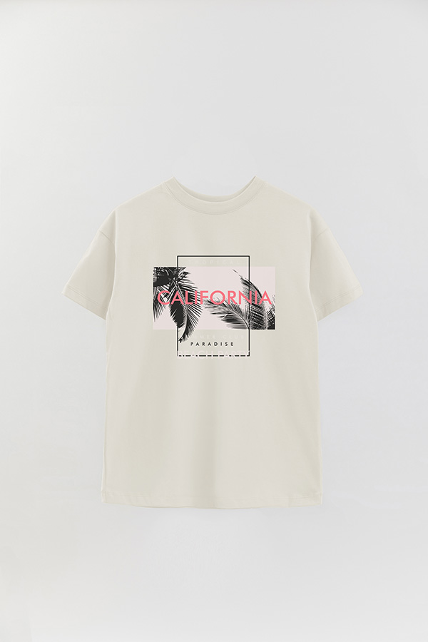 REMERA OVER ESTAMPADA  CALIFORNIA BEACH PARTY