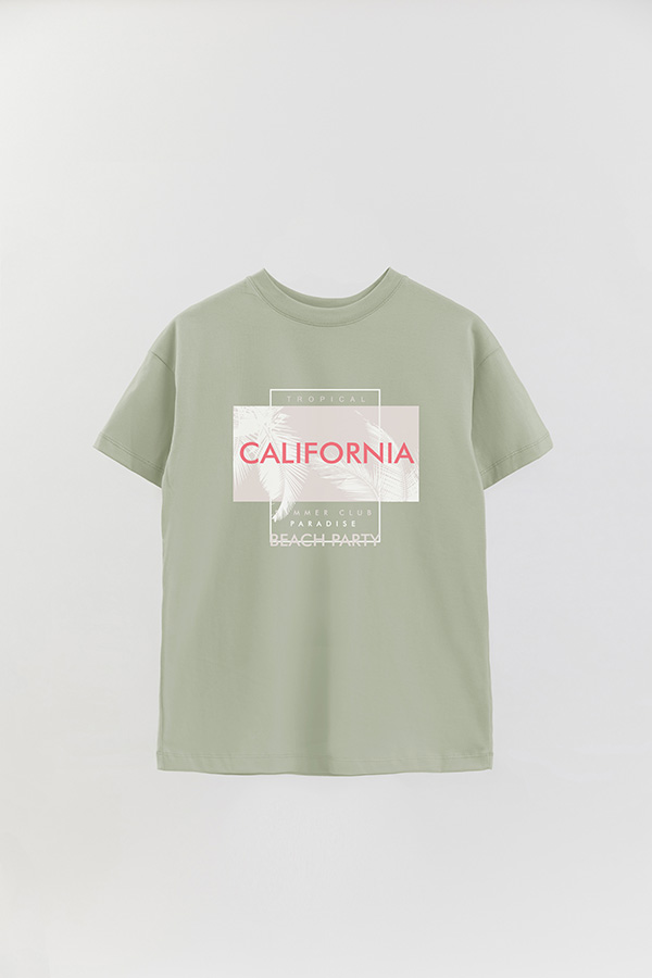 REMERA OVER ESTAMPADA  CALIFORNIA BEACH PARTY