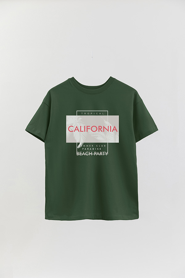 REMERA OVER ESTAMPADA  CALIFORNIA BEACH PARTY