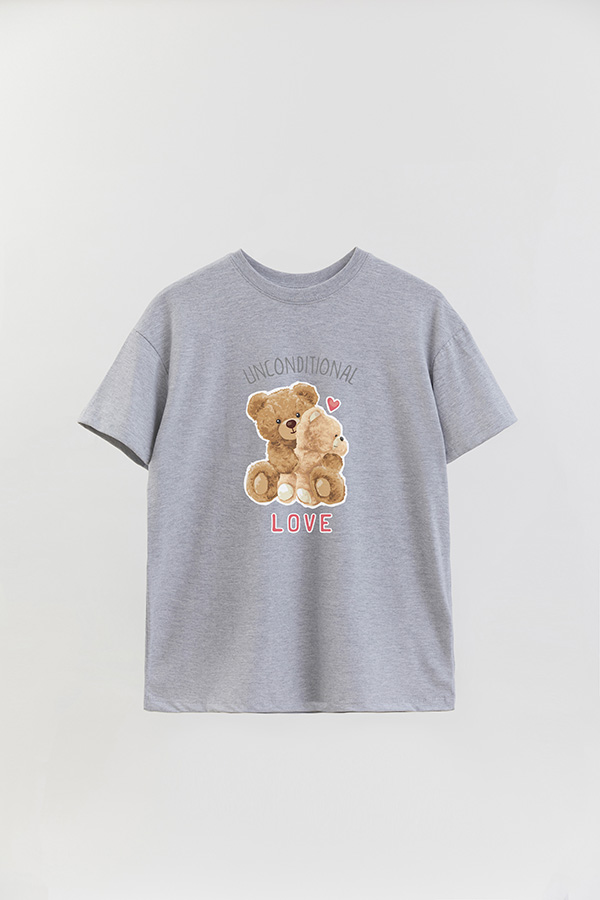 REMERA OVER ESTAMPADA UNISEX TEDDY HAVE YOU