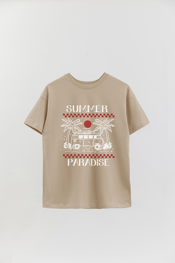 REMERA OVER ESTAMPADA SUMMER WHITE