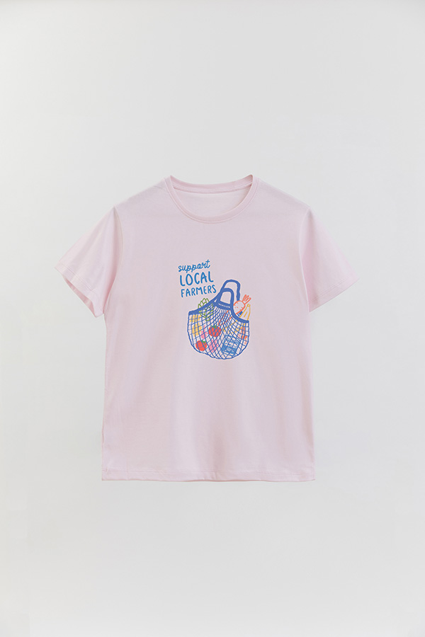 REMERA BASICA ESTAMPADA HD SUPPORT LOCAL