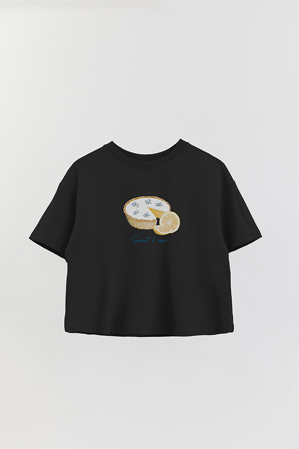 REMERA CROP ESTAMPADA COASTAL SWEET SOUR