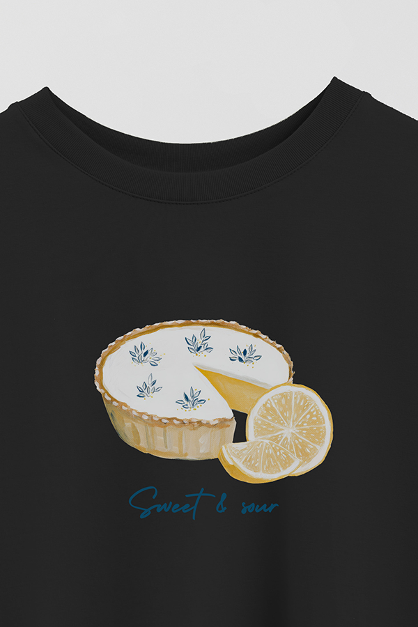 REMERA CROP ESTAMPADA COASTAL SWEET SOUR