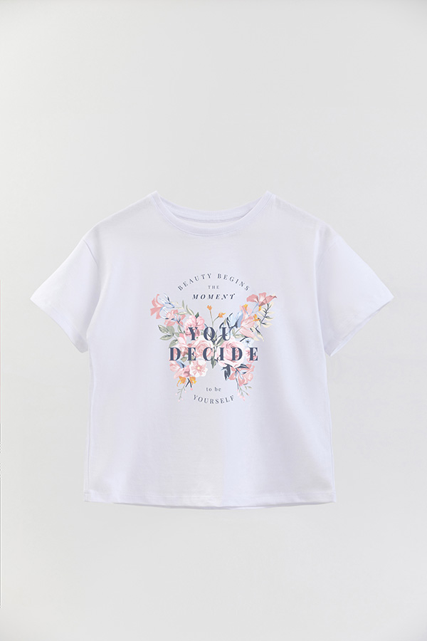 REMERA GIRL OVER YOU DECIDE