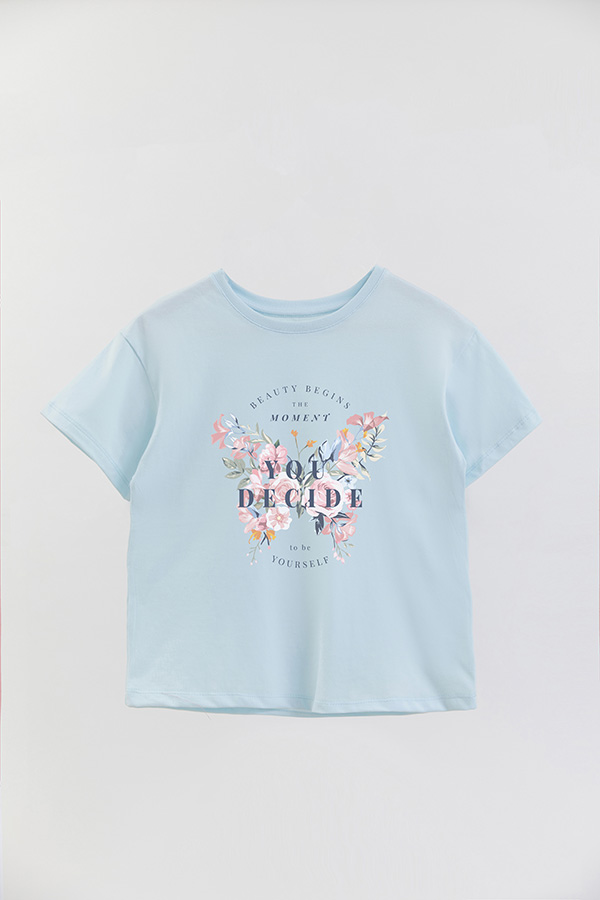 REMERA GIRL OVER YOU DECIDE