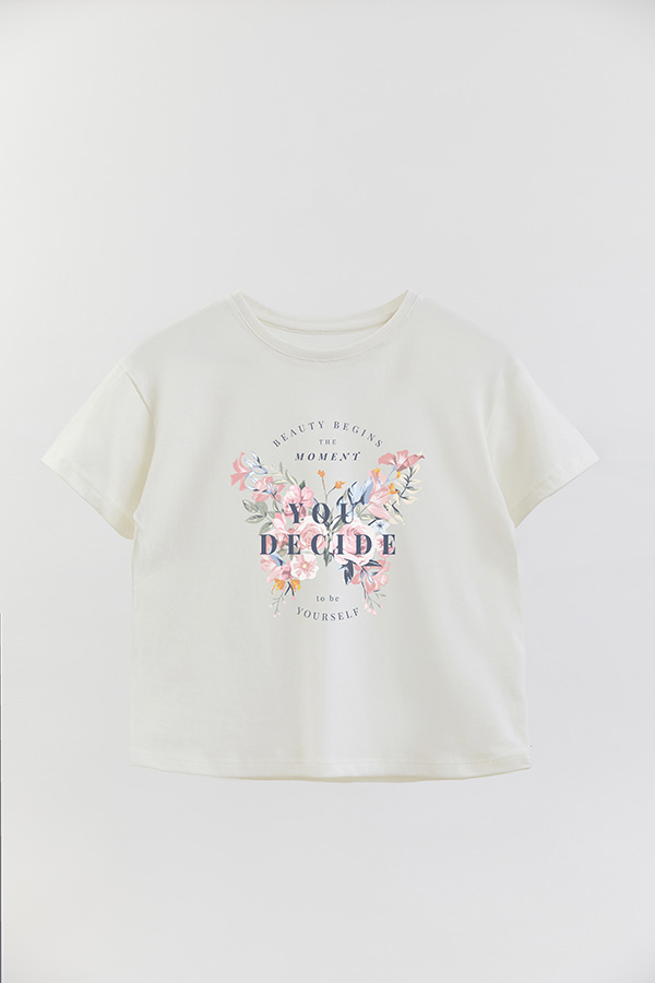 REMERA GIRL OVER YOU DECIDE