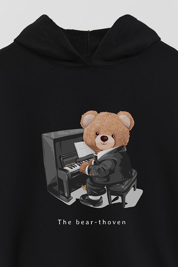 HOODIE RUSTICO KIDS TEDDY PIANO