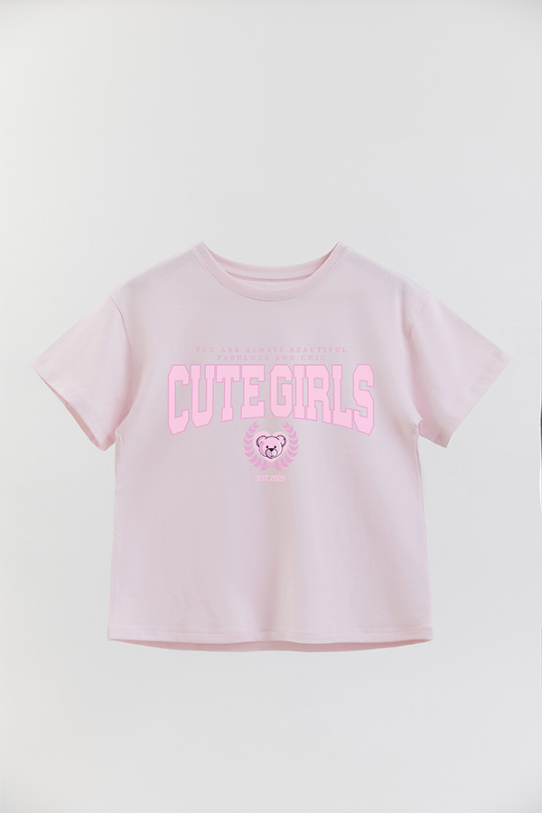 REMERA GIRL OVER CUTE GIRLS
