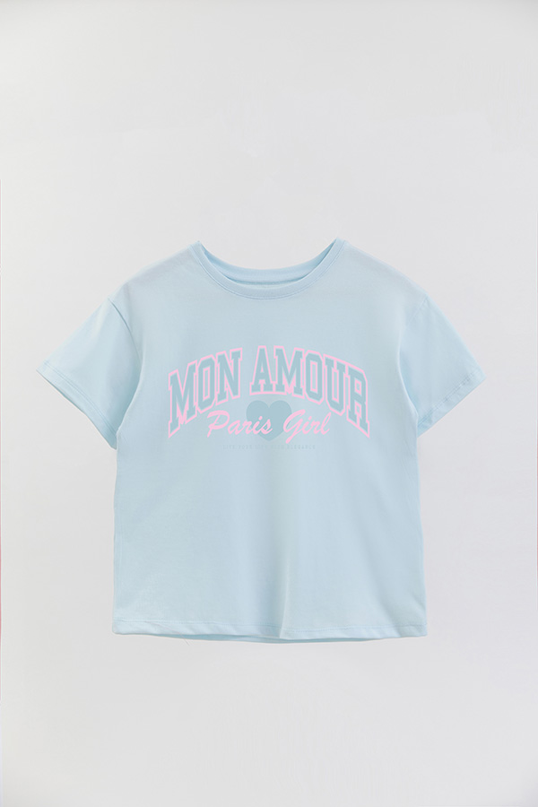REMERA GIRL OVER MON AMOUR