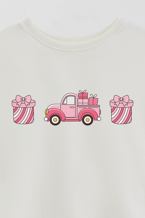 REMERA BASICA ESTAMPADA SPL TRUCK CHRISTMAS