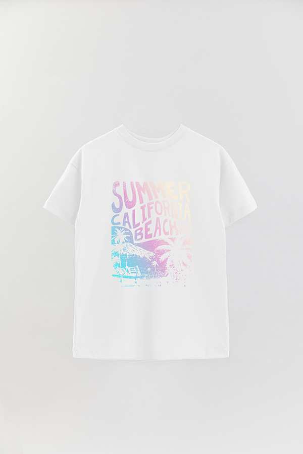REMERA OVER ESTAMPADA SUMMER CALIFORNIA