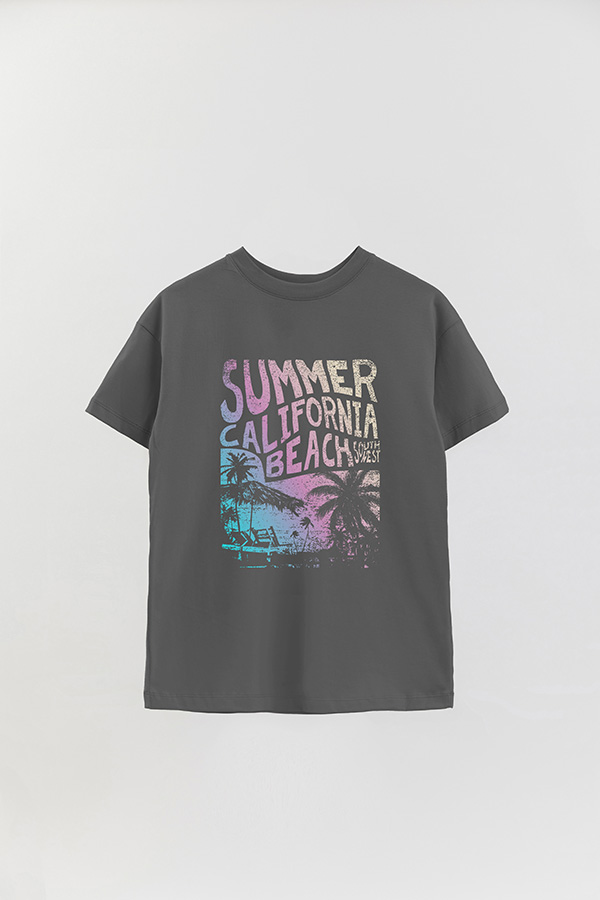 REMERA OVER ESTAMPADA SUMMER CALIFORNIA
