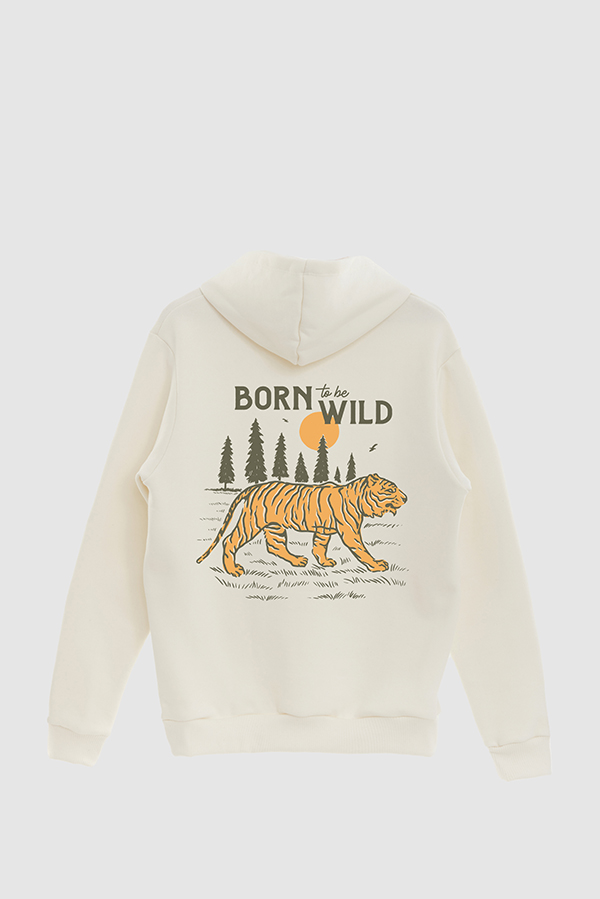 HOODIE ESTAMPADO EXPLORE BORN TO BE WILD