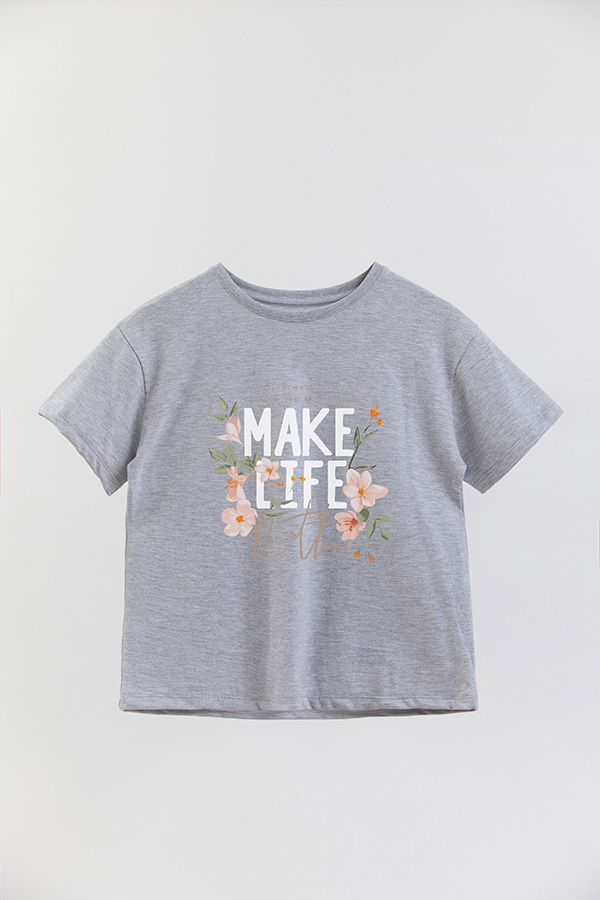 REMERA GIRL OVER MAKE LIFE BETTER
