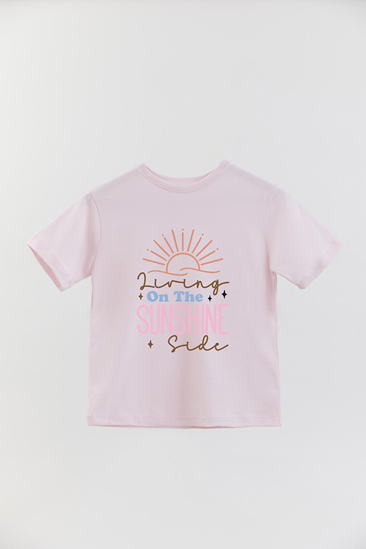 REMERA BASIC GIRL RT LIVING ON THE SUNSHINE SIDE