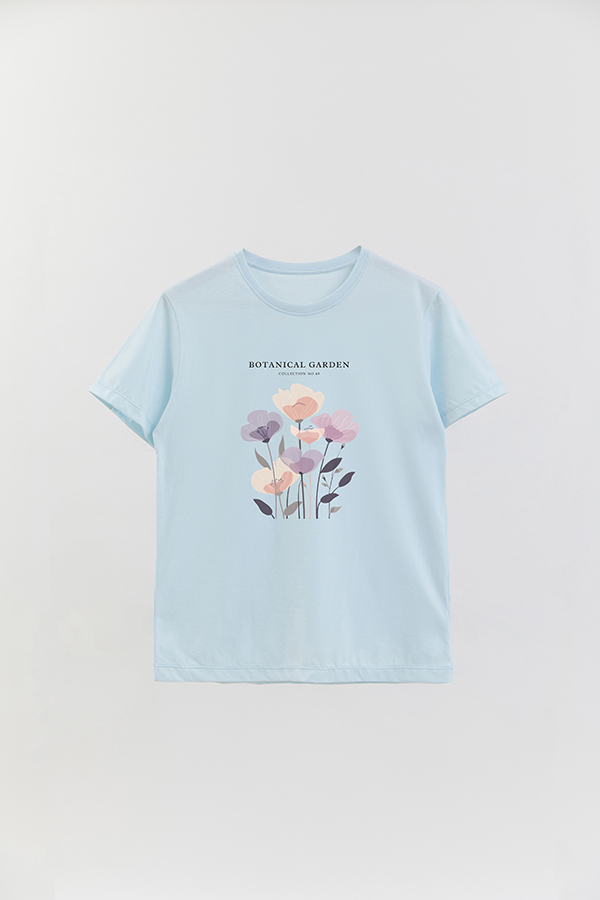 REMERA BASICA ESTAMPADA GARDEN 49