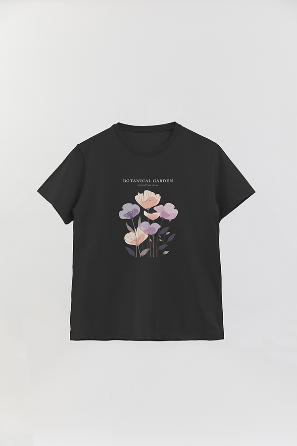 REMERA BASICA ESTAMPADA GARDEN 49