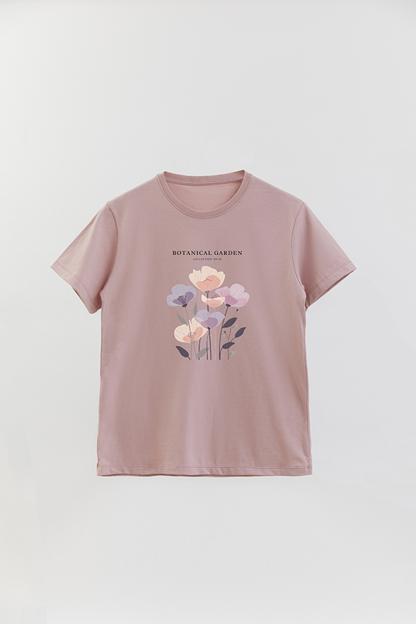 REMERA BASICA ESTAMPADA GARDEN 49
