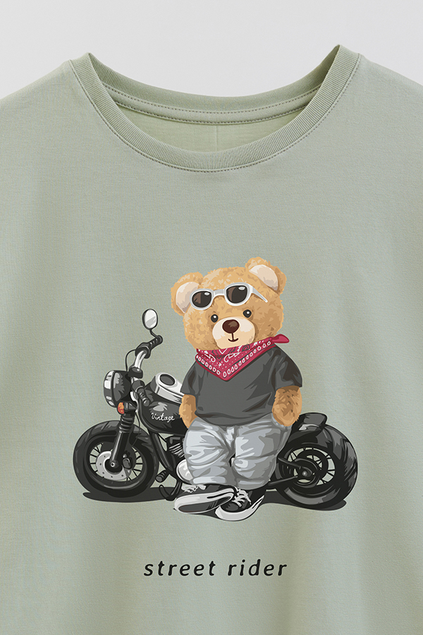 REMERA GB OVERSIZE TEDDY STREET RIDER
