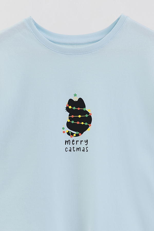 REMERA GIRL OVER JINGLE CAT 24