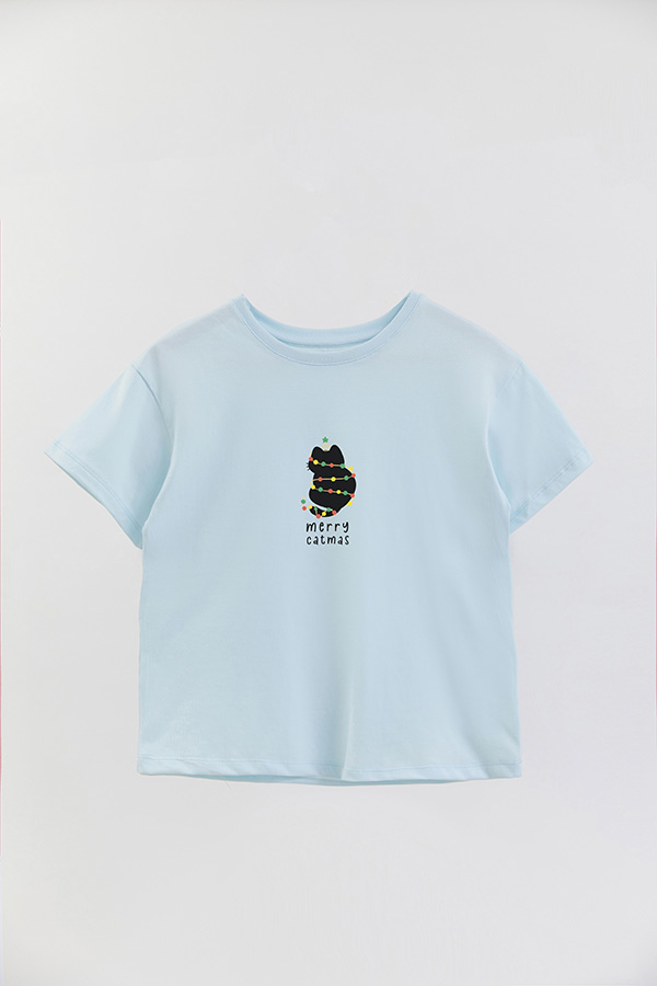 REMERA GIRL OVER JINGLE CAT 24