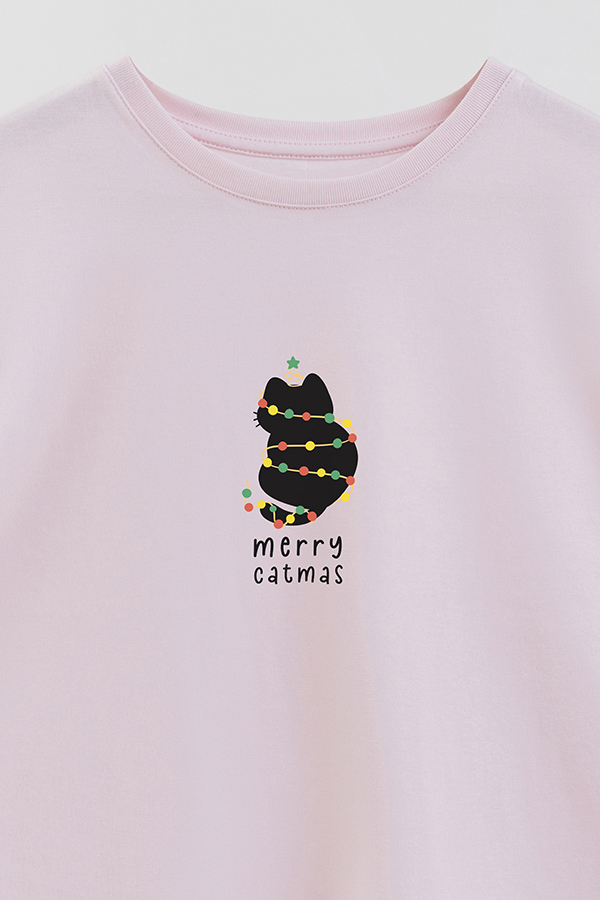 REMERA GIRL OVER JINGLE CAT 24