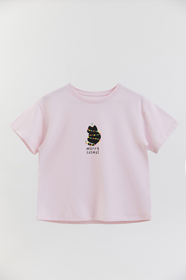 REMERA GIRL OVER JINGLE CAT 24