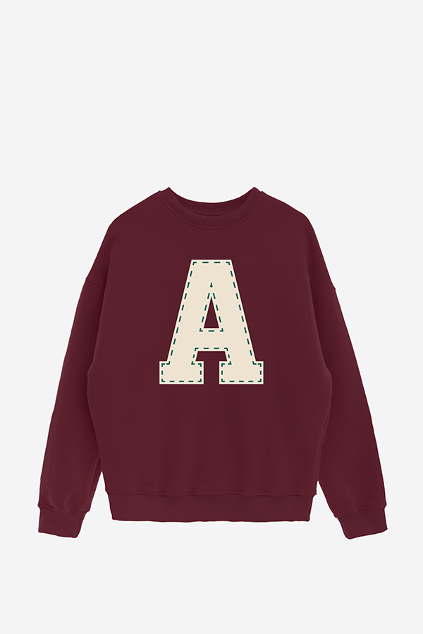 BUZO CREWNECK ESTAMPADO VARSITY A