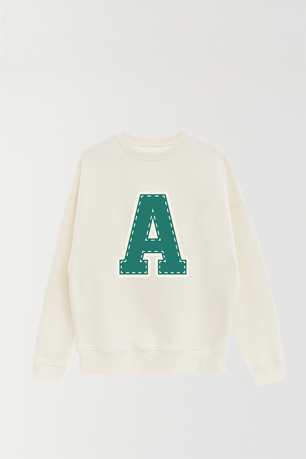 BUZO CREWNECK ESTAMPADO VARSITY A