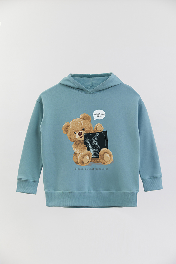 HOODIE RÚSTICO BOY TEDDY WHAT YOU SEE