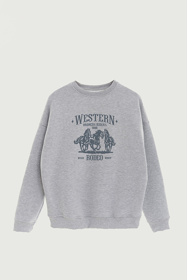 BUZO CREWNECK ESTAMPADO WESTERN RODEO