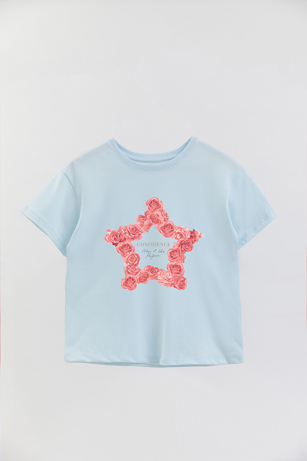 REMERA GIRL OVER STAR CONFIDENCE