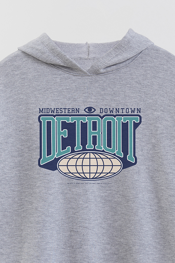 HOODIE RUSTICO BOY URBAN DETROIT