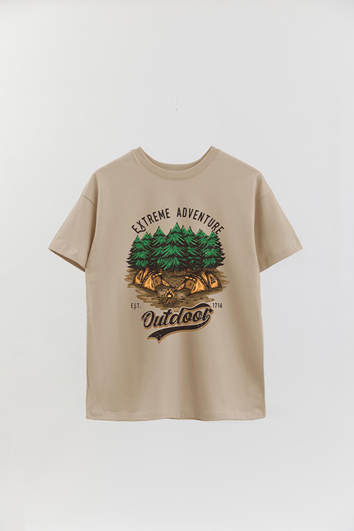 REMERA OVER ESTAMPADA MNT EXTREME ADVENTURE