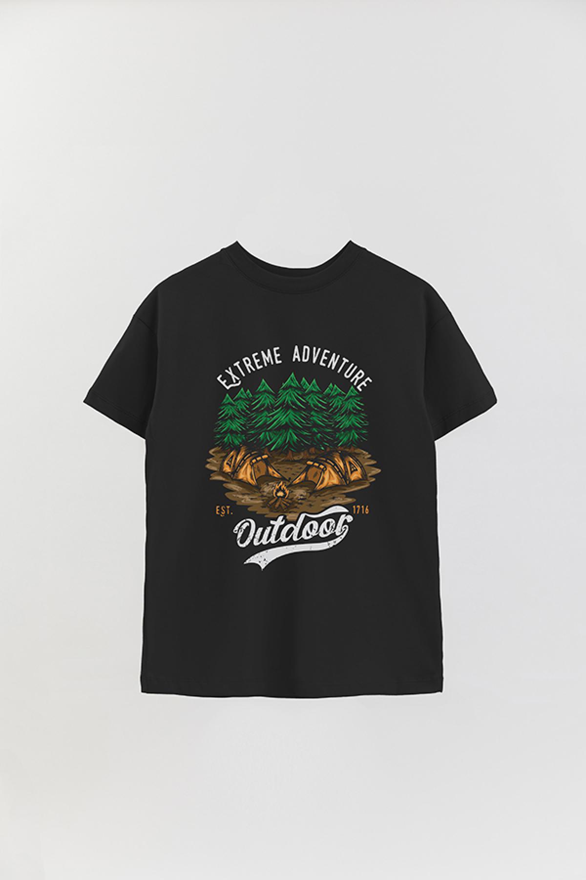 REMERA OVER ESTAMPADA MNT EXTREME ADVENTURE
