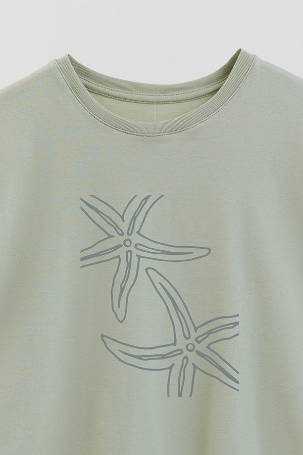 REMERA BOY OVER BEACH STARFISH