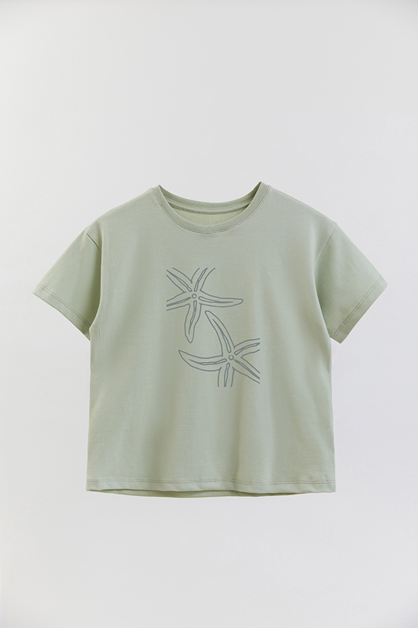 REMERA BOY OVER BEACH STARFISH