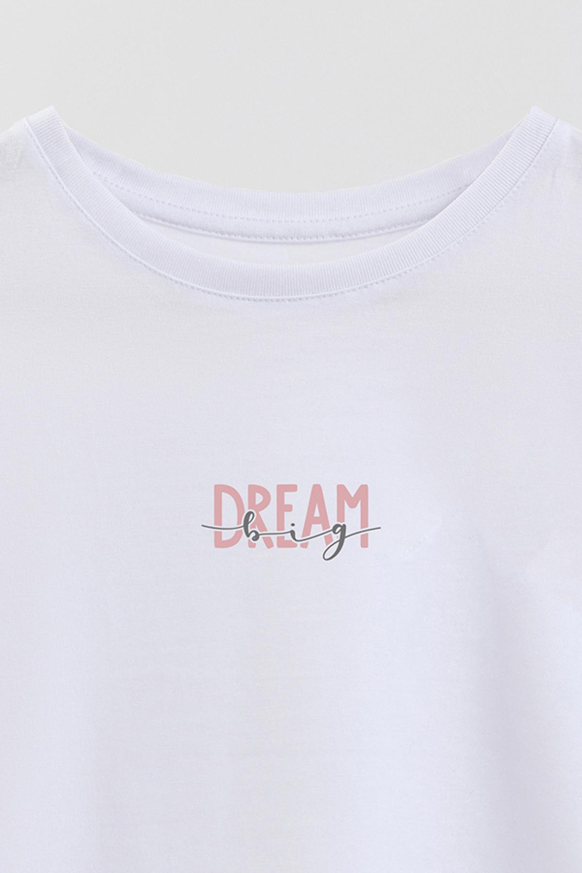 REMERA GIRL OVER MIN DREAM BIG