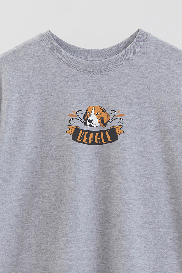 REMERA OVER ESTAMPADA DOG BEAGLE PUPPY